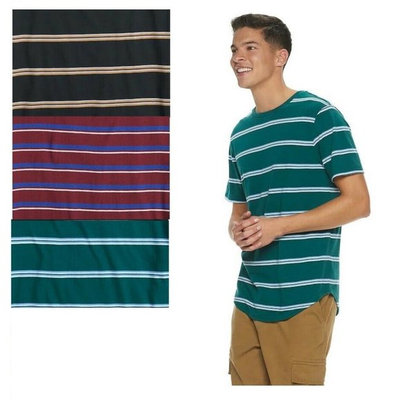Men's Tee Urban Pipeline Striped size S NEW - Picture 1 of 6